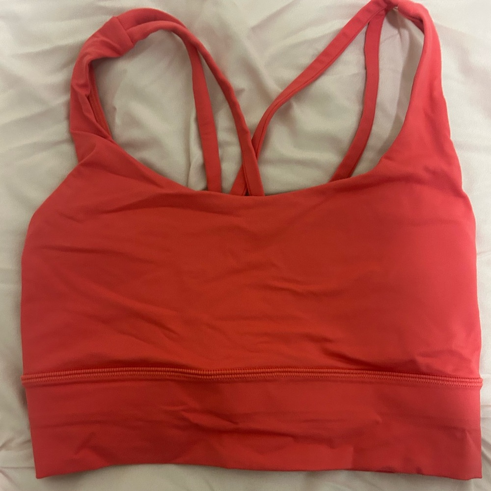 Lululemon Athletica Coral Sports Bra
